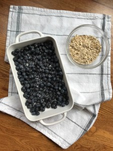 blueberry crumble pre cooked